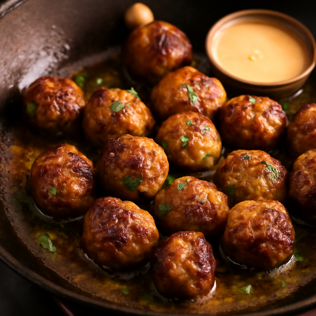 Marcus Wareing's Masala Meatballs with Coriander and Coconut Sauce