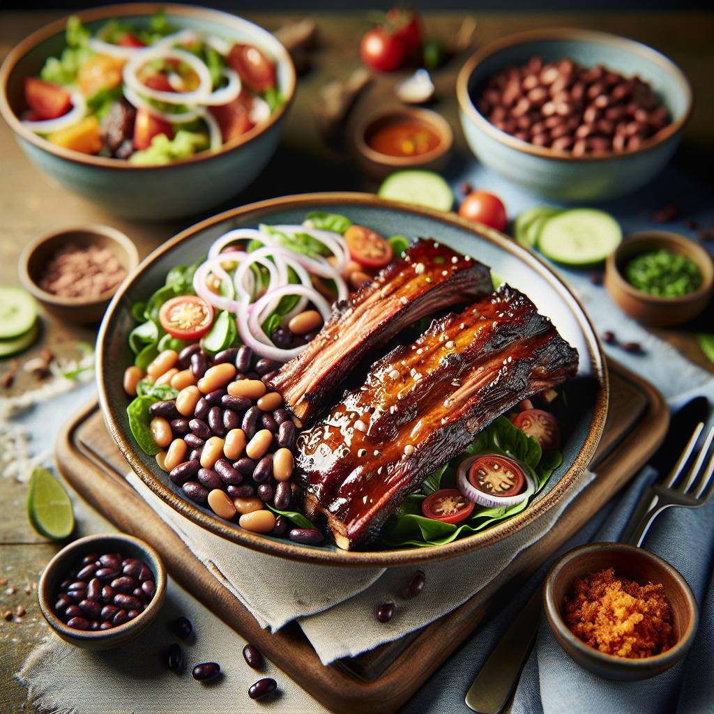 Brazilian Rib & Black Eyed Bean Salad