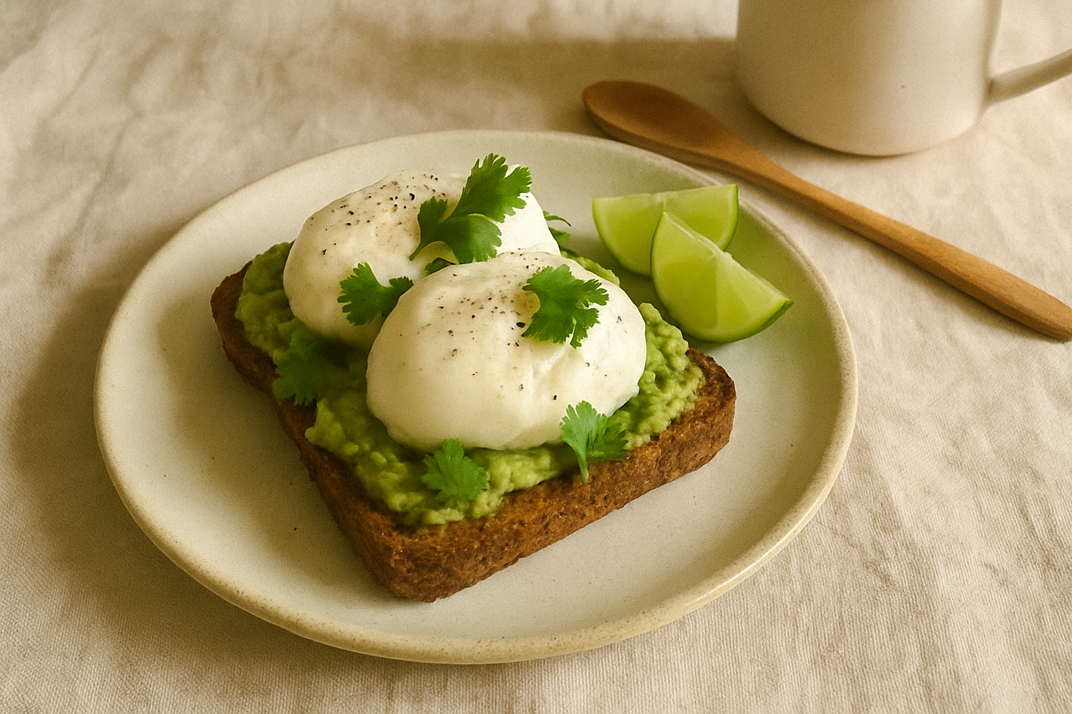 Vietnamese Avocado & Eggs on Toast