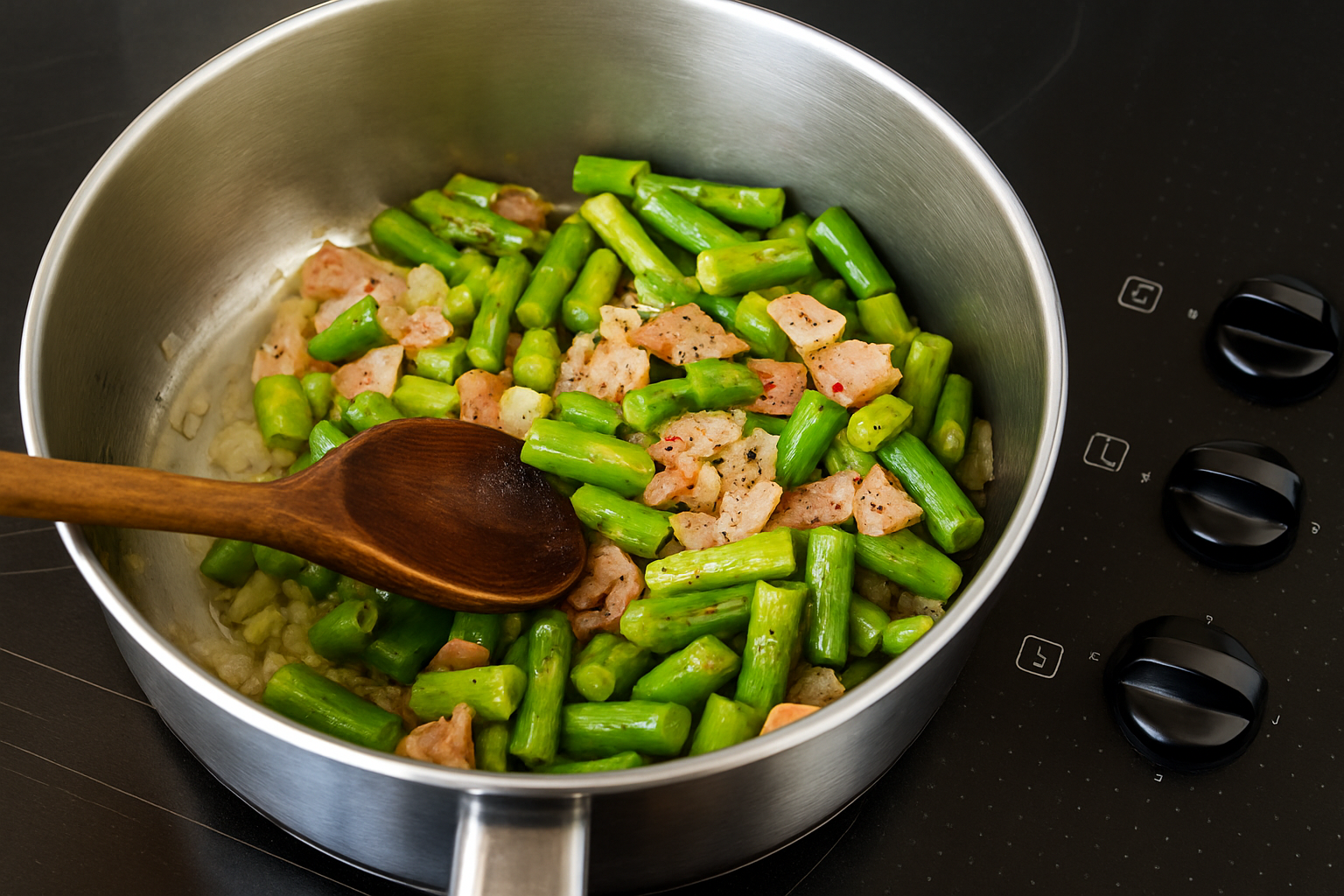 Asparagus and Bacon Soup