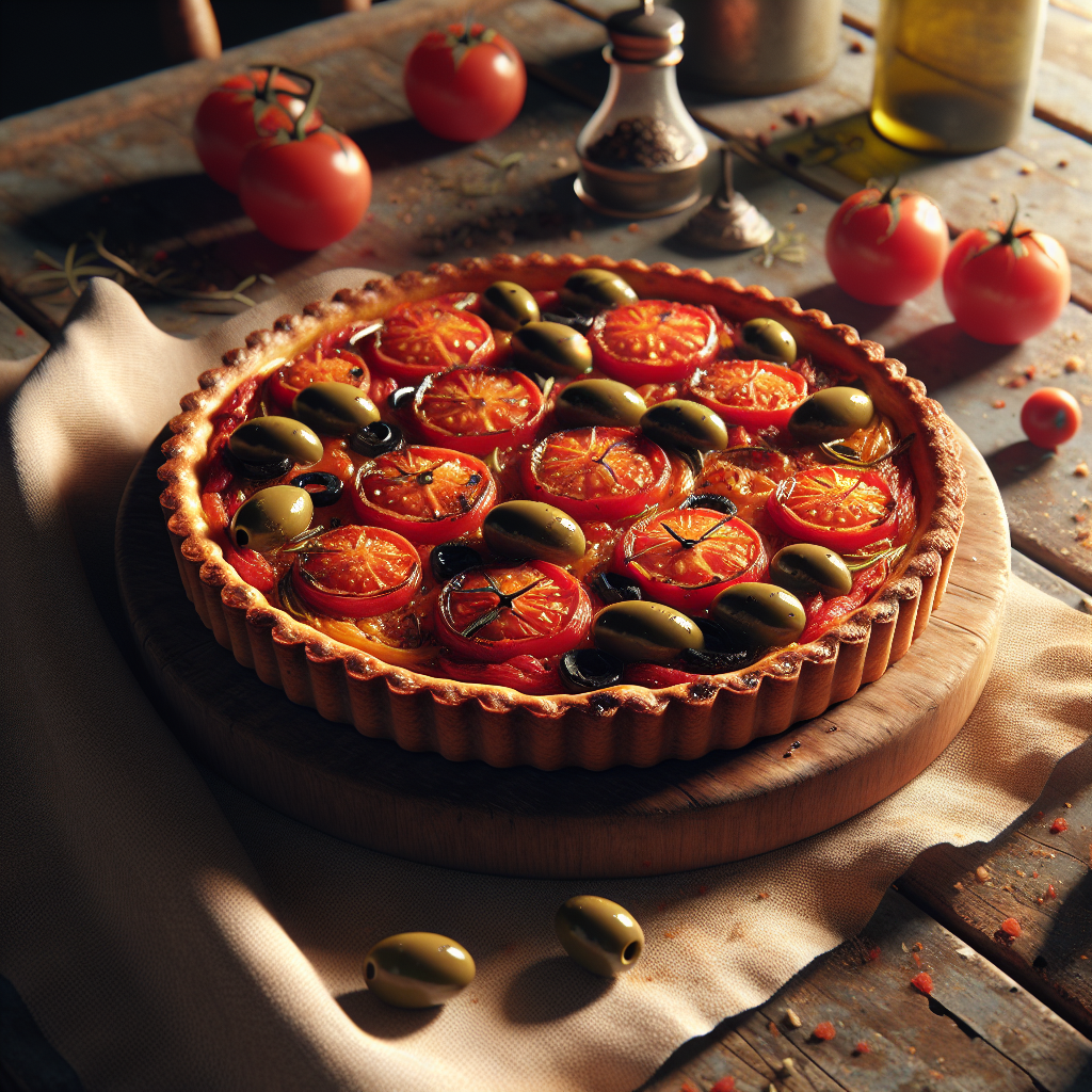 Tomato and Olive Tart