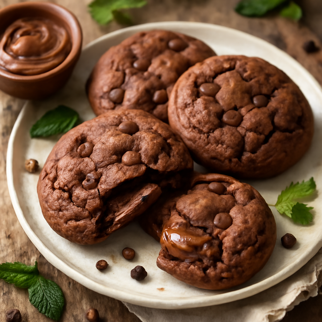 Nutella Stuffed Cookies
