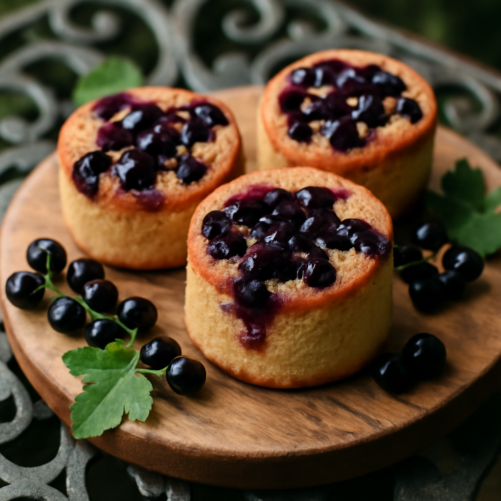 Blackcurrant cakes