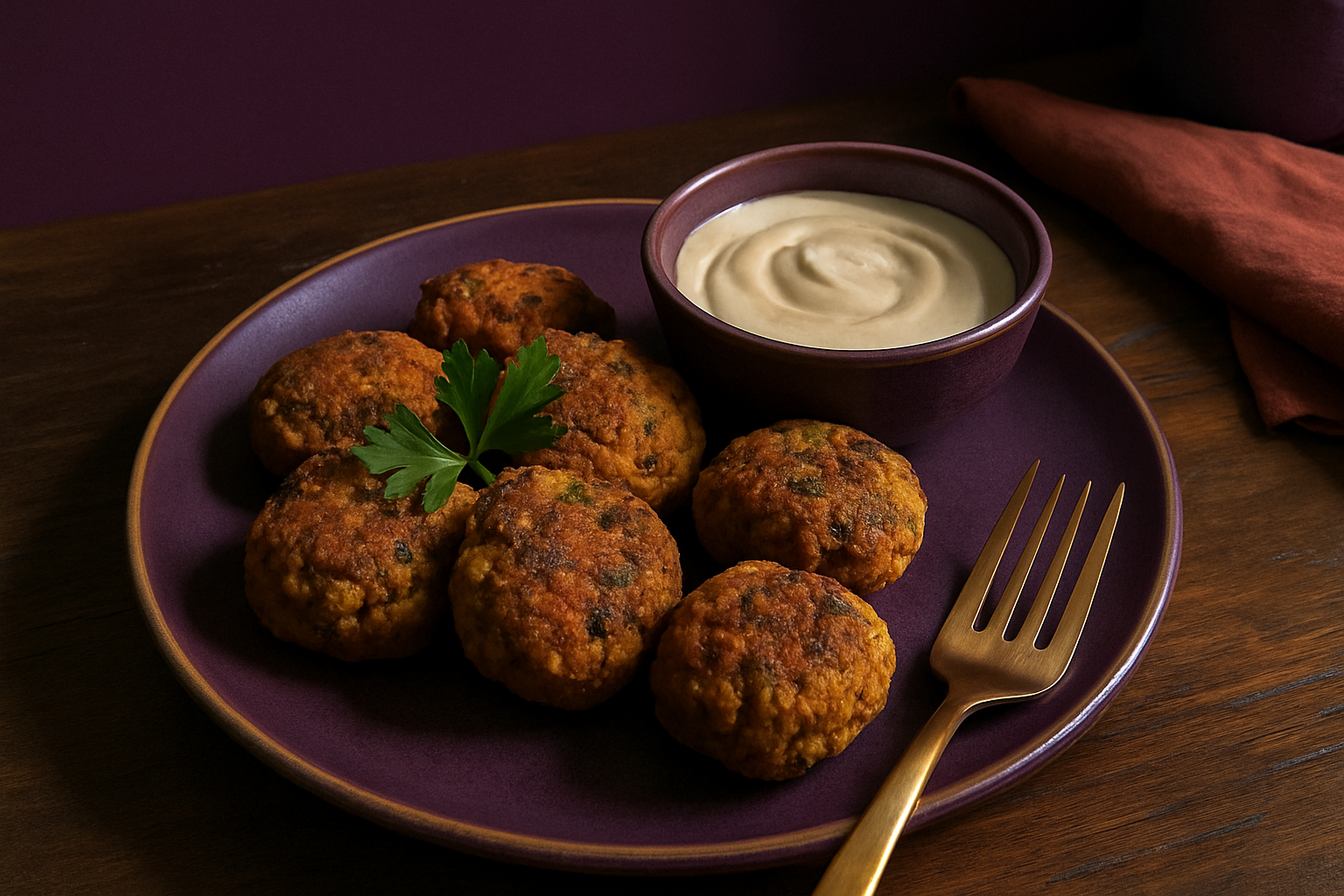 Spiced Chickpea Falafel Bites